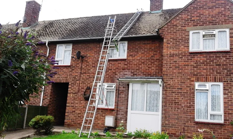 Professional roof access for aerial installation